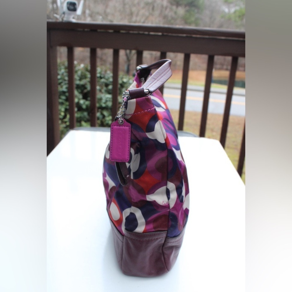 Coach Multi color signature logo hobo bag - Picture 5 of 15